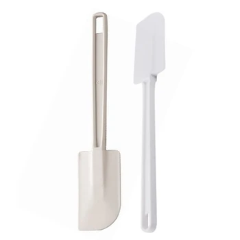 

Rubber Ended Spatula 16in 405mm Kitchen Baking Mixing Turner Utensils,White & 355mm