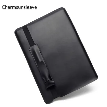 

Charmsunsleeve,For HUAWEI MateBook E 2019 12" Case,Microfiber Leather Cover Laptop Sleeve Bag With Pen Case