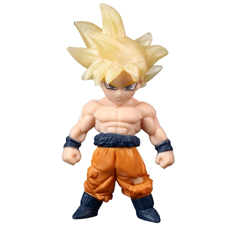 Dragon Ball Z Resurrection F Golden Frieza freeza морозильник против Гоку фигурка модель игрушки ПВХ Коллекционная кукла - Цвет: 8cm MINI size DRX14