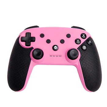 

Wireless Game Joystick Bluetooth Gamepad for Nintendo Switch Lite Pro Controller PC Steam(Pink+ Black)