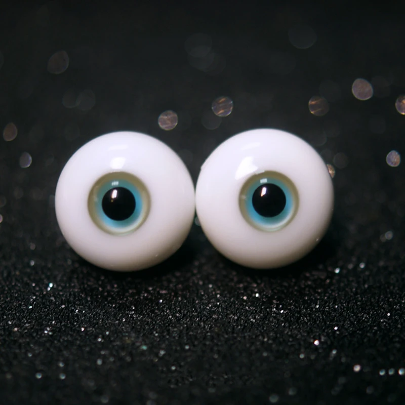 Allaosify BJD малого Ирис Стекло глазного яблока Евангелия куроме светильник синий 14/16 мм, с рисунком в виде глаз маленького