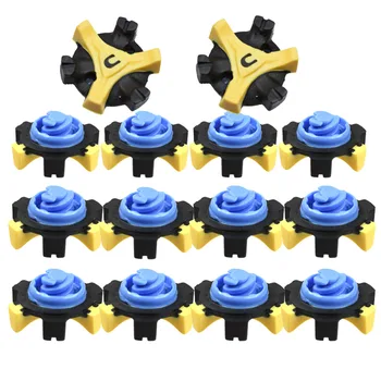 

14pcs Pins Anti Slip Cleats Wear Resistant Sports Screw Studs Rotary Training Aids Golf Spikes Accessories Outdoor Replacement