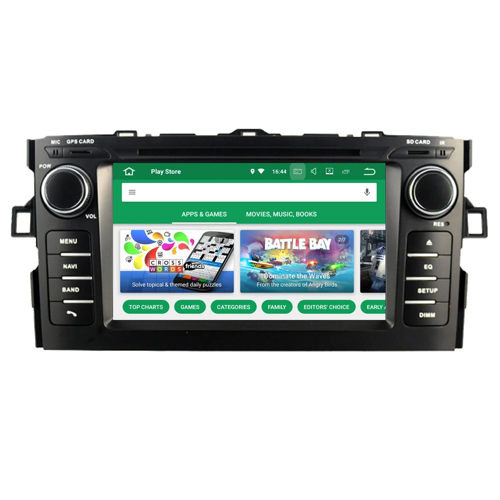 Top RoverOne Car Accessories For Toyota Auris 2008 - 2012 Android 9.0 4G+64G Auris DVD GPS Navigation Head Unit Radio Stereo 0