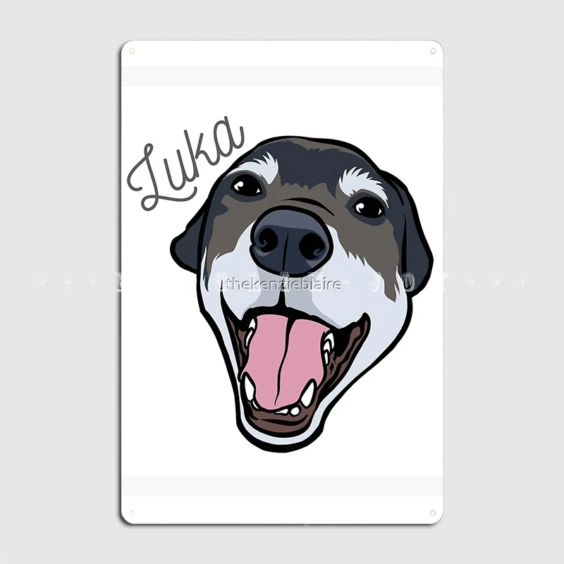 

Luka Metal Sign Cinema Garage Party Funny Plaques Tin Sign Poster
