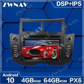 

PX6 4GB+64GB Android 10.0 Car Multimedia Player For Toyota Yaris 2005-2011 GPS Navi Radio navi stereo IPS Touch screen head unit