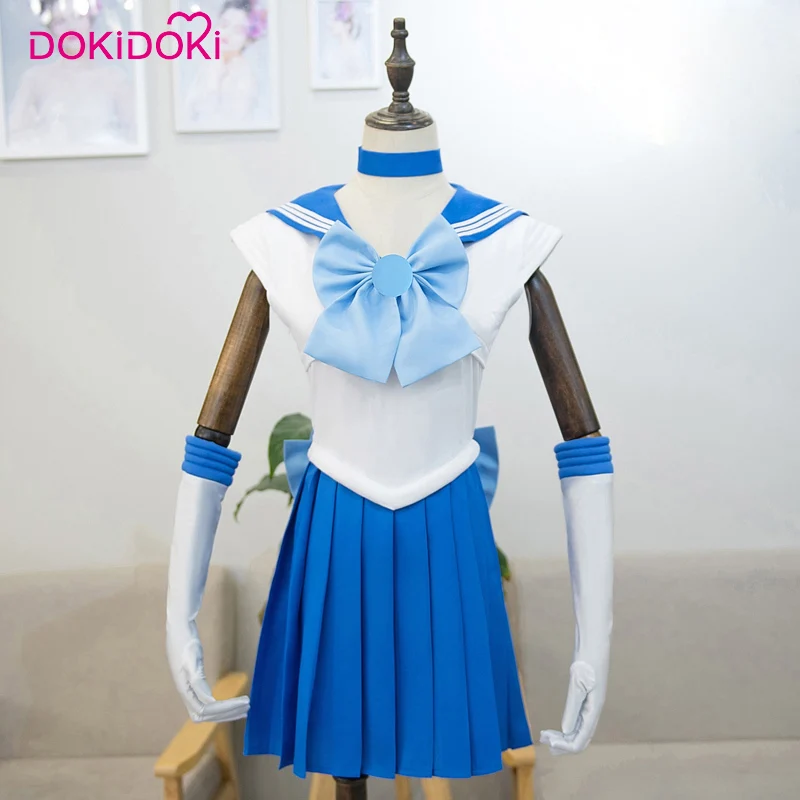 

DokiDoki Anime Cosplay Sailor Moon Cosplay Costume Women Sailor Moon Uniform Tsukino Usagi /Mizuno Ami /Hino Rei/ Minako Aino