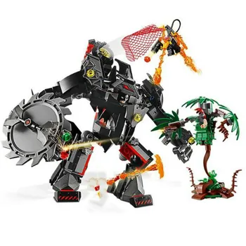 

375pcs Batman Mech Vs. Poison Ivy Mech DC Super Hero Building Block Bricks Toys Compatible 76117 Toys for Children