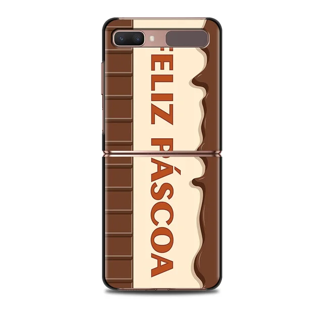 Phone Case For Samsung Galaxy Z Flip3 5G z flip 3 5G zFlip Cover Cellphone Shell Fundas M&M's Chocolate Nutella Bottle B02