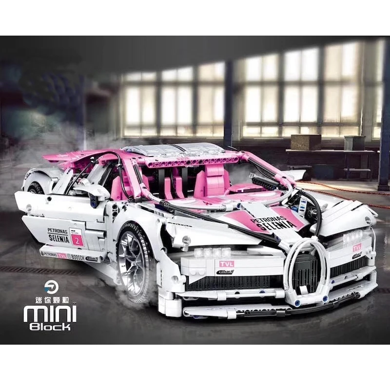 

20086 Technic Car Series Supercar Bugattis Model Building Blocks Bricks Sets Kids Toys Compatible with New 42083 Assembly Gifts