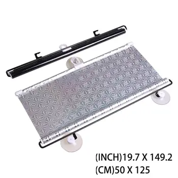 

Retractable Car Front Window Sunshades PVC Auto Windows Sun Shade Anti-UV Protection Sun Visor Car Exterior Sun Shutter