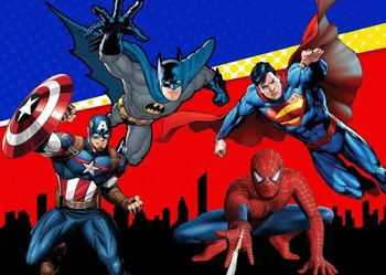 

custom cartoon avengers photo background photography backdrops quality vinyl