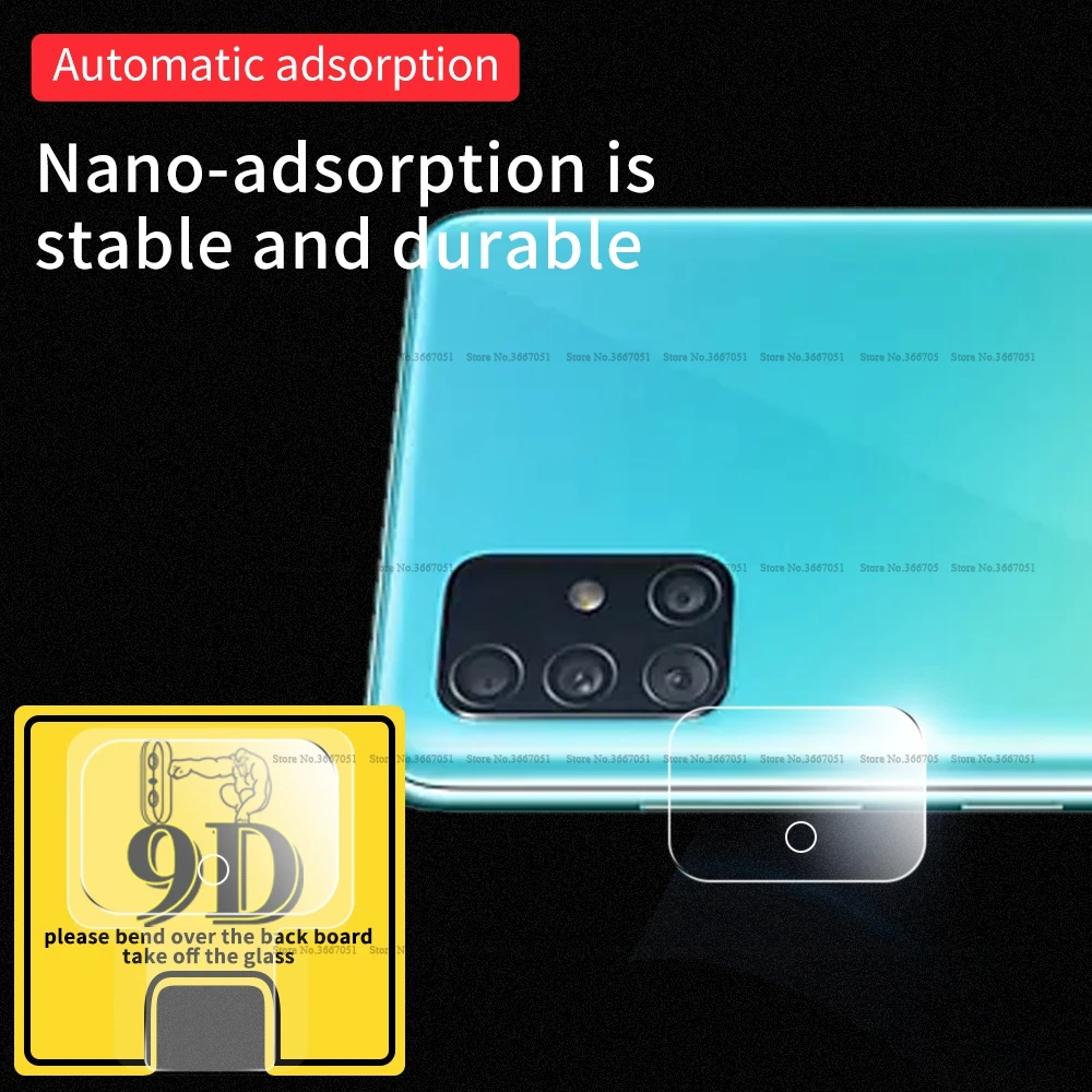 9D HD camera lens Film For Samsung Galaxy A51 A71 A90 A80 A70 A60 A50 A40 A30 A20 A10 S S20 S10 Note10 Plus Protective Soft |