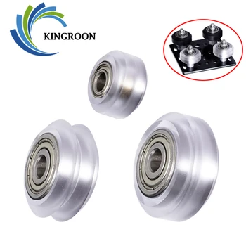 

10pcs CNC clear Polycarbonate v wheel for Openbuilds Plastic Wheel POM Pulley v-slot linear rail ball Bearing 3D Printer Parts