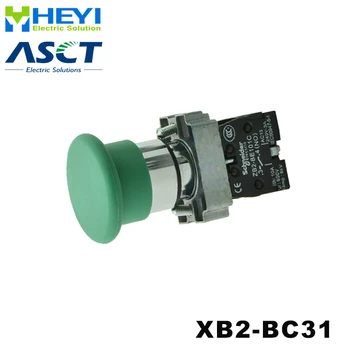 

Green mushroom micro switch XB2-BC31 pressure button switch 1NO momentary push button