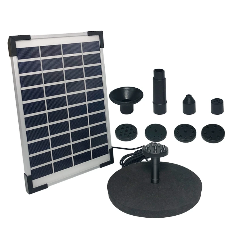 

10V 5W Solar Power Floating Fountain Water Pump Garden Landscape Pond Pool Aquarium Solar Power Garden Outdoor Fountain