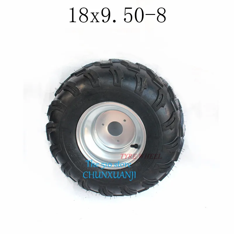 18X9. 50-8 шины и обода колеса для ATV багги Quad газонокосилка садовый трактор 150cc 200cc 250cc 300cc переднее заднее колесо