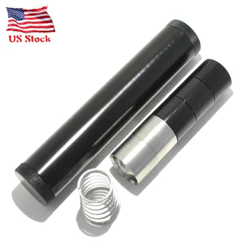 

1/2"-20 Low Profile D Cell 2PCS 304 SS & 3PCS 6061 AL Storage Cups For NAPA 4003 WIX 24003 Fuel Trap Filter L7.25"