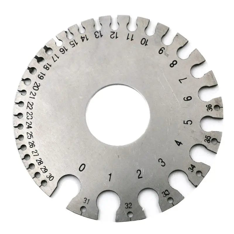 

Round Cable Sheet Stainless Steel SWG Wire Gage Standard Thickness Metal Gauge