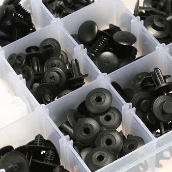

Hot 425Pcs Rivet Nut Plastic Clips Car Push Pin Rivet Fasteners Trim Panel Body Moulding Clip Car Interior Assortments Car Styli