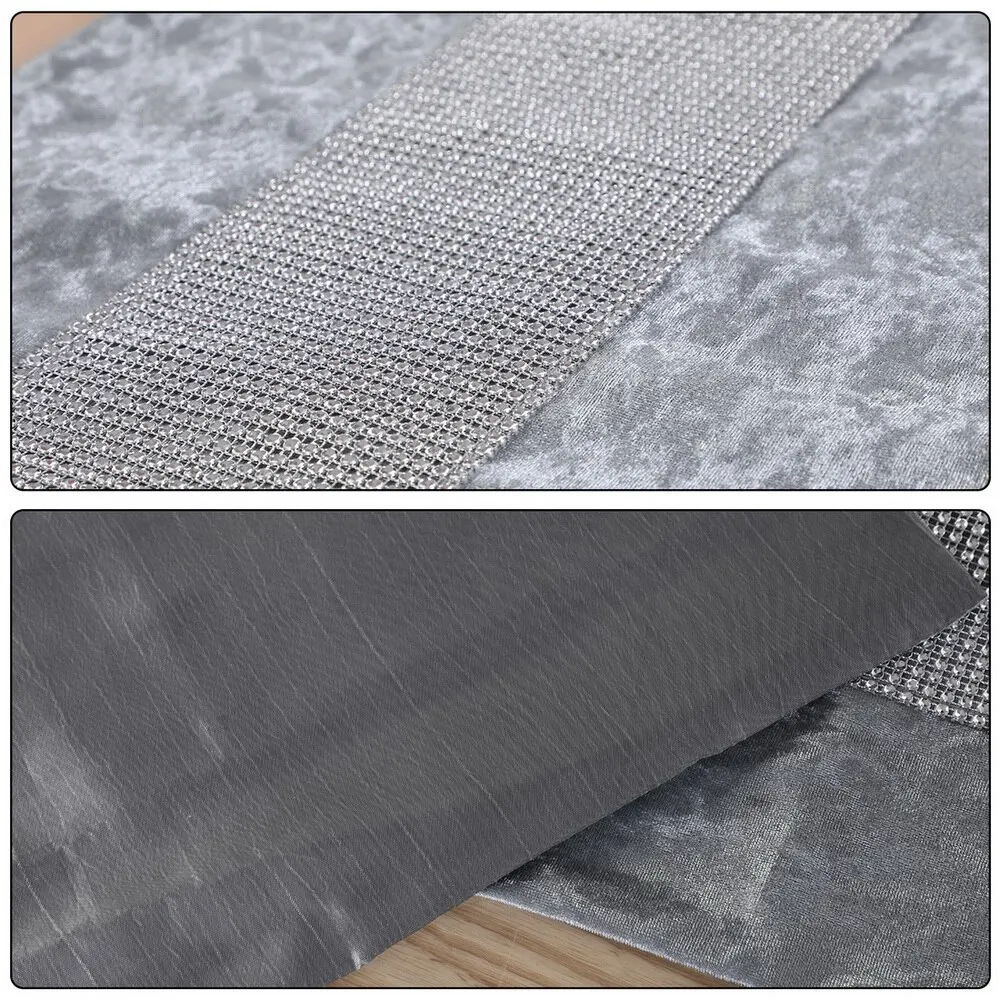 32x180/32x230 см, современные стразы, Настольная дорожка для свадьбы, Рождественского торта, цветочное Фланелевое украшение скатерти