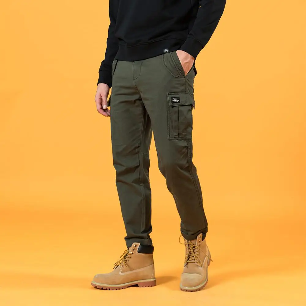 Casual Pants Spring-Trousers Military 180614 Track Ankle-Length Men Fashion SIMWOOD Hombre