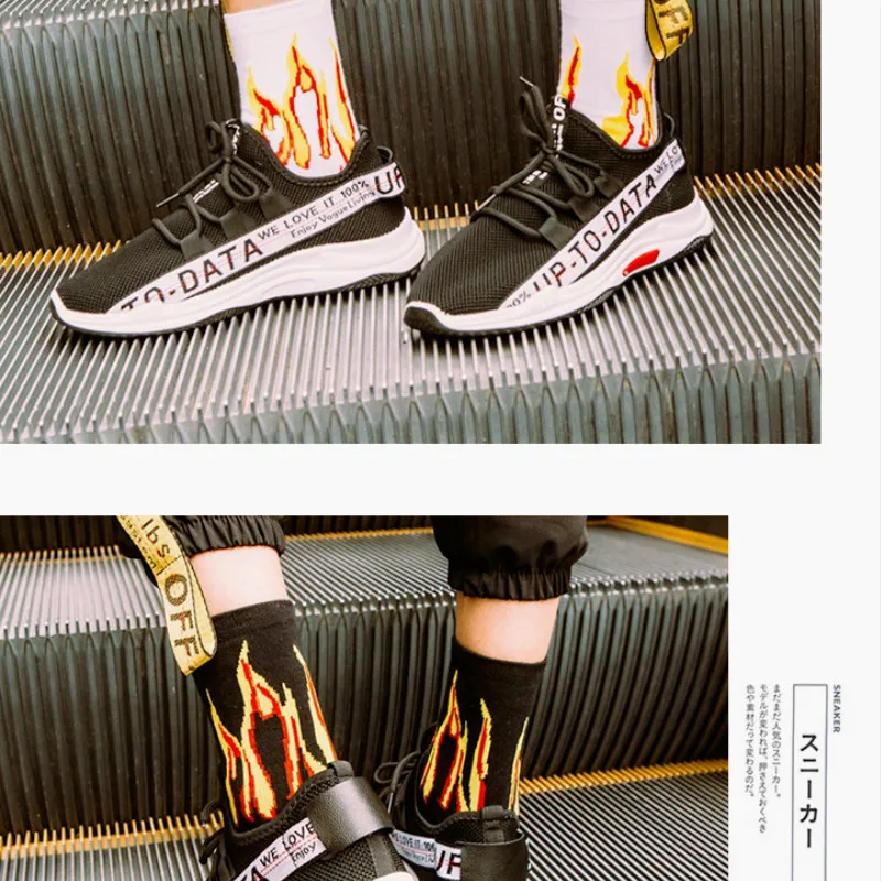 

High Quality Harajuku Fashion Street Skateboard Cotton Long Socks Women Men's Hip Hop Cotton Unisex Streetwear Letter Socks