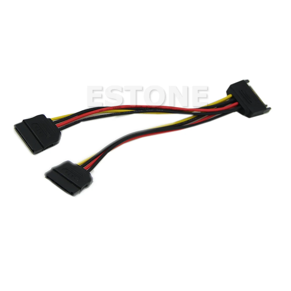 

20cm SATA Power T/Y Splitter Extension Cable Adapter 01#