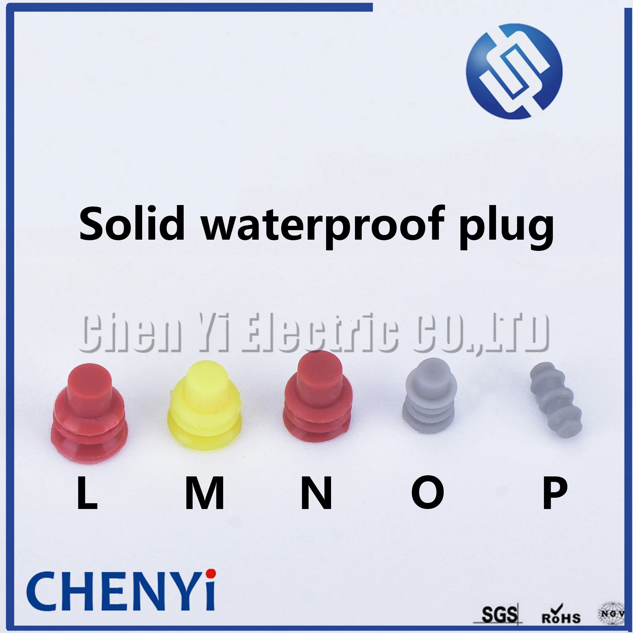 100 Uds 1/1, 5/1,8/3,5/4,8/6,3 conector de cable de coche anillo impermeable círculo sello de goma enchufe sólido tapa de funda de silicona para conector