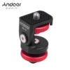 Andoer-Adaptador de montura de zapata en frío para cámara DSLR, soporte de aleación de aluminio con tornillo de 1/4 de pulgada para vídeo y monitor de Luz LED, modelo HS-01 ► Foto 1/6