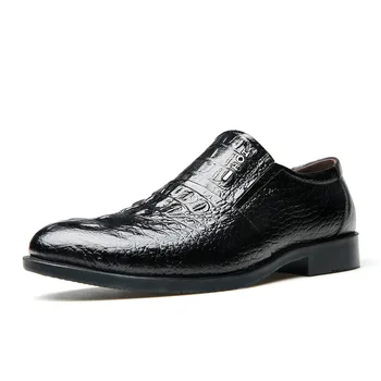 

Mens Leather Wedding Shoes Oxford Formal Shoes Big Size Fashion Luxury Brand Classic Man Pointed Toe Dress Shoes