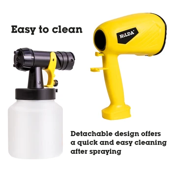 

220V Handheld Spray Gun Paint Sprayers 500W High Power Home Electric Airbrush Easy Spraying Cars Wood Furniture Wall Woodworking