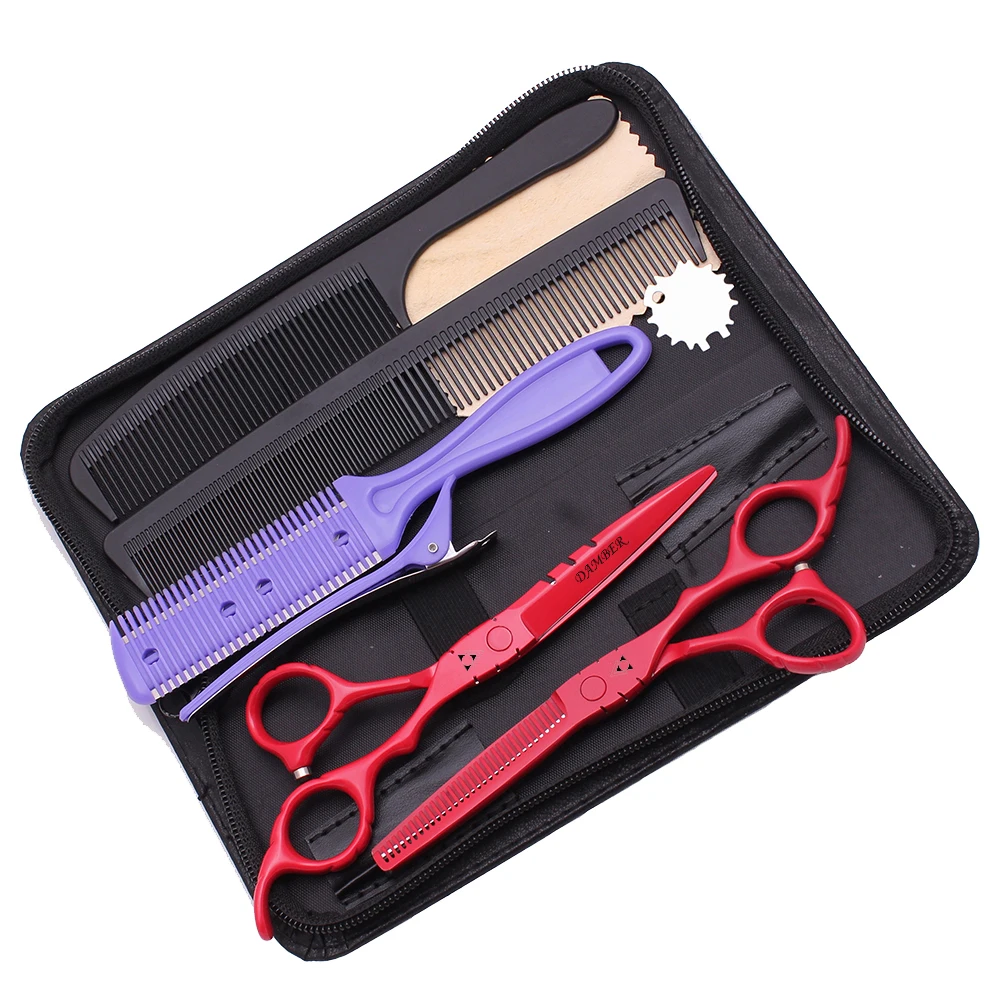 5 6 0 Парикмахерские ножницы 440C Профессиональные филировочные салонный набор