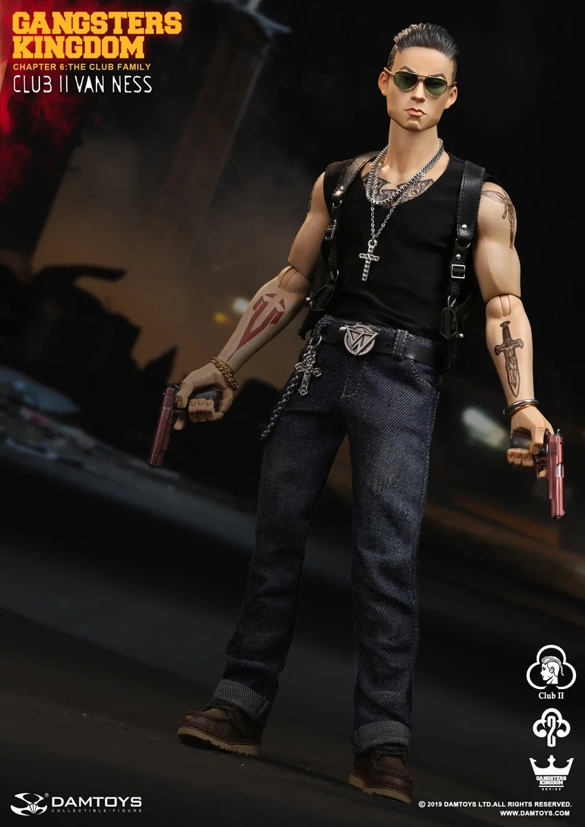 DAMTOYS 1/6 гангстерское Королевство GK017 коллекция Ван Несс фигурка