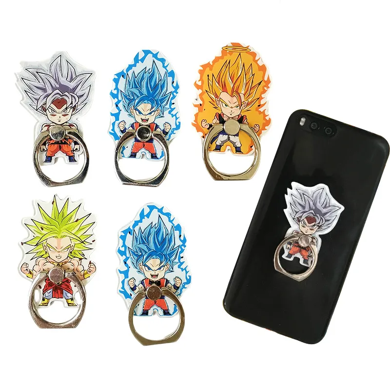 DBZ Super Broly Ultra Instinct Goku кольцо для телефона Vegeta Gogeta мобильный телефон 360 градусов