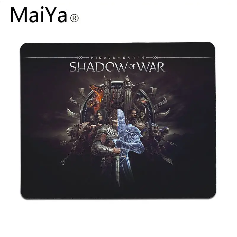 Lock Edge25x29cm Maiya Top Quality Middle earth Shadow of War Office Mice Gamer Soft Mouse Pad Free Shipping Large Mouse Pad Keyboards Mat - Цвет: Lock Edge25x29cm