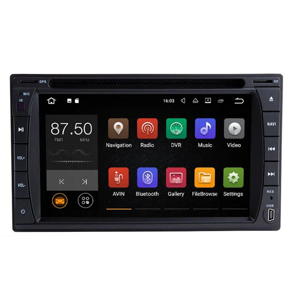 Cheap 2 Din Android 9.0 4+64G Universal Car DVD Multimedia Player GPS Navigation Wifi Bluetooth AutoRadio Stereo USB Audio Head unit 2