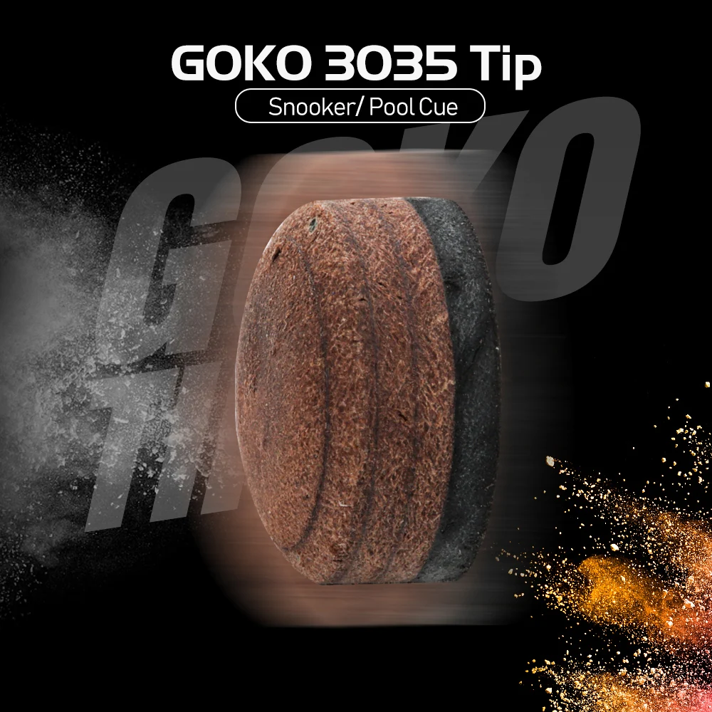 Наконечник для бильярда GOKO 3035 13 мм многослойный наконечник из свиной кожи