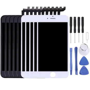 

5 PCS Black + 5 PCS White LCD Screen and Digitizer Full Assembly with Frame for iPhone 6s