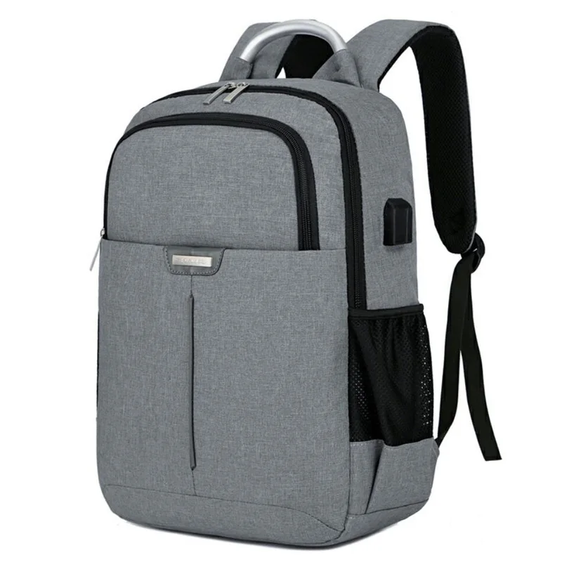 

Nylon Men Backpack Anti Theft USB Charging Port Multifunctional Casual Laptop Backpack Waterproof Travel Backpack Business Bag