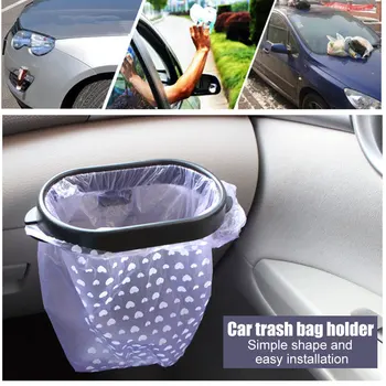 

Garbage Bag Holder Plastic Bracket Stand Rack Kitchen Car Trash Storage Hanger Holder Car Styling