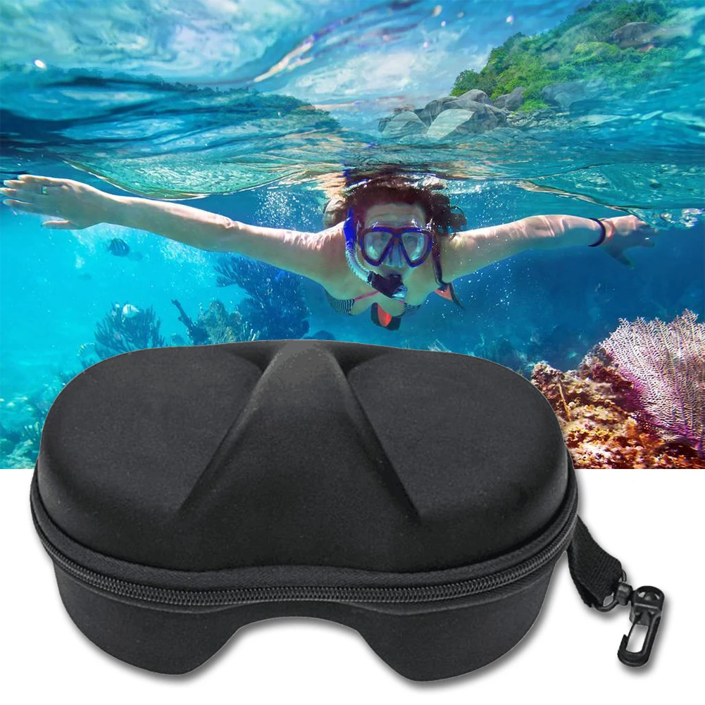 

Organizer Portable Diving Glasses Box Container EVA Underwater Storage Protective Shock Resistant Case Hard Snorkeling