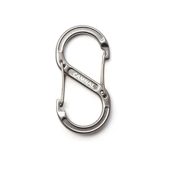 

6Pcs Keychain Outdoor Climbing S Biner Carabiners Clip Hooks Practical