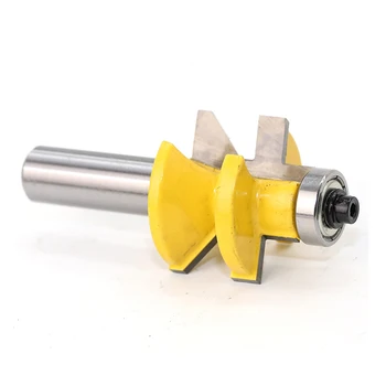 

2PCS Router Bit 1/2inch Shank Router Bit Matched Tongue & Groove V-Notch Woodworking Cutting Parts
