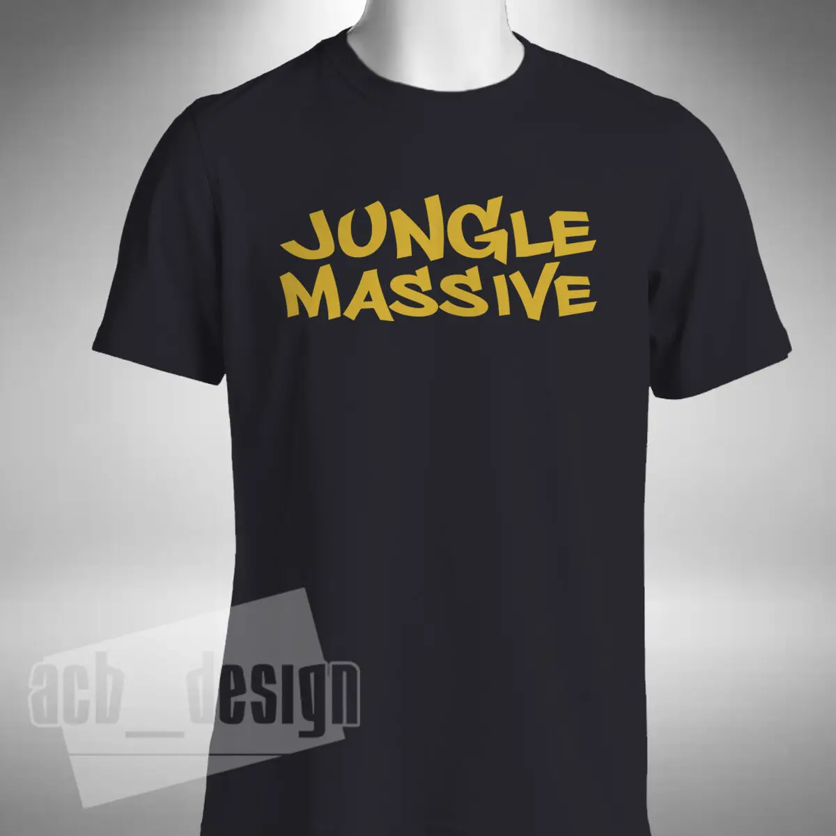 Jungle Massive Mens T-SHIRT Drum Bass Stevie Hyper D Old Skool Rave2019 fashionable Brand 488%cotton Printed Round Neck T |