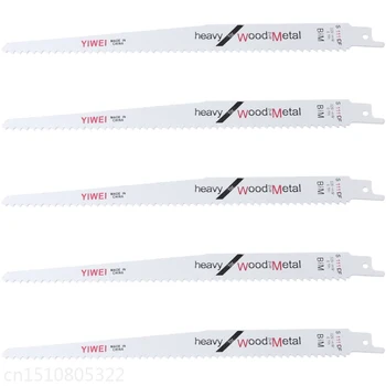 

5 Pcs 228mm 9" BIM S1111DF Flexible Sabre Saw Blades For Wood & Metal Cutting Au22 19 Dropship