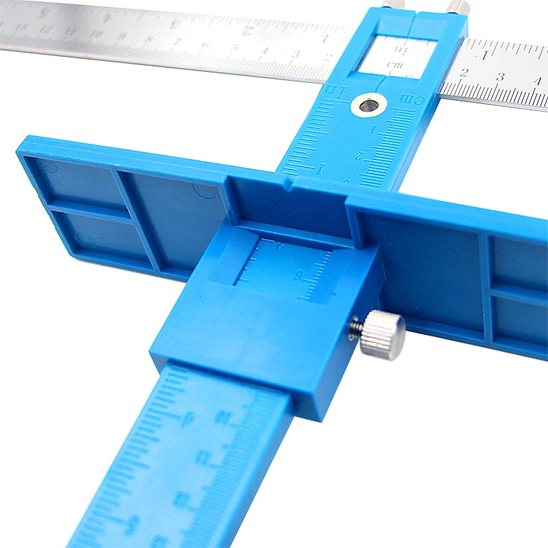 Cabinet Hardware Jig Detachable Hole Punch Jig Tool Center Drill Bit Guide Set Sleeve Drill Bit Power Drilling Woodworking Tool