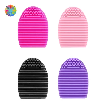 

Silicone Makeup Brushes Cleaning Pad Mat Brush Scrubber Board Makeup Washing Tools Cosmetic Eyebrow Brush Cleaner Tool