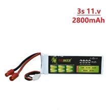Улучшенный аккумулятор 2800 мАч 11 1 В для BAYANGTOYS X16 X21 X22 803496 2200 3s