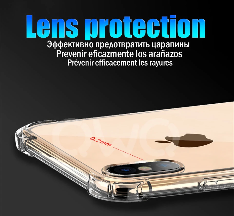 Роскошный мягкий защитный чехол на для айфона телефона apple iphone 11 XR X Pro XS Max 7 8 6 6s plus плюс SE 5S прозрачный противоударный чехол из ТПУ защитная смартфон чехлы