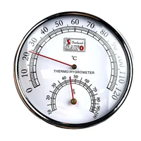 Sauna Thermometer Metal Case Steam Sauna Room Thermometer Hygrometer Bath And Sauna Indoor Outdoor 1